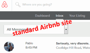 Standard Airbnb site